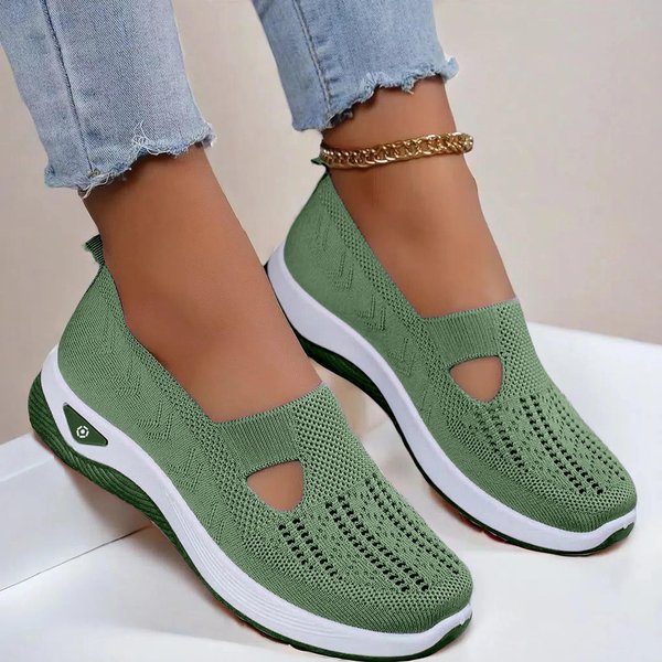Moda 2025Damskie Sneakersy OddychająCe Wsuwane Buty Do Chodzenia Siateczkowe Niskie Damskie Buty Wulkanizowane MięKka Podeszwa Lekkie Damskie Buty 41-image