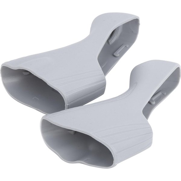 1 Par Fundas Protectoras Para Manetas De Freno De Bicicleta Para STR70008000 Bicicleta De Carretera Gris-image