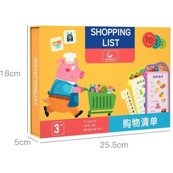 Nuevos Juguetes Educativos Para NiñOs Lista De La Compra Juego De Rompecabezas Entrenamiento Del Pensamiento Juegos De Mesa Interactivos Padres E Hijos Juguetes De Aprendizaje Regalos With Box Yellow-image
