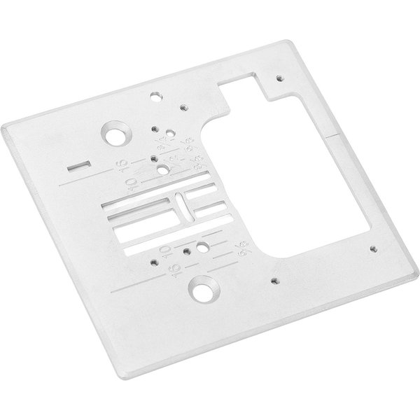 PłYtka śCiegowa Do Maszyny Do Szycia 7,6X8,4Cm Stalowa PłYtka Z Otworem Na Igłę Do Singer 7256 7258 7285Q S800 White-image