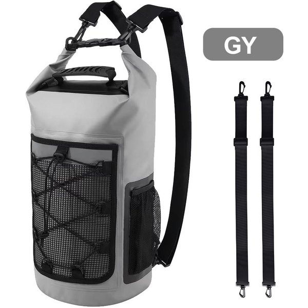 Mochila Impermeable De 25L Bolsa Seca Para NatacióN Playa Deportes AcuáTicos Al Aire Libre Rafting Paseo En Barco Bolsas Con Cierre Enrollable Kayak Bolso De Mano Bolsa De Camping-image