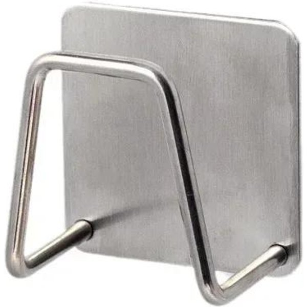 1 Pieza De Estante Para Esponjas De Fregadero De Acero Inoxidable Para Esponjas Bolas De Alambre De Acero Escurrir Pasta La Pared Interior Del Fregadero Suministros De Cocina-image