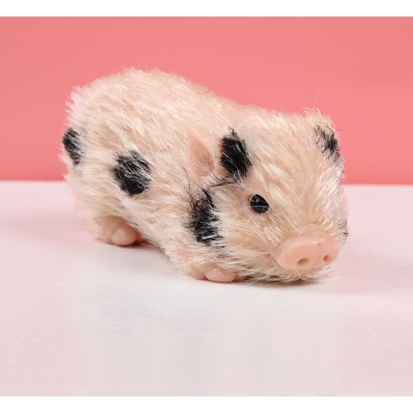 Cerdo Reborn Lindo MuñEcas De Silicona De Cuerpo Completo Juguete Cerdo Reborn Realista Juguete Cerdo Reborn MuñEca ReciéN Nacida Blandita Fidget NiñOs Coleccionable Regalo-image