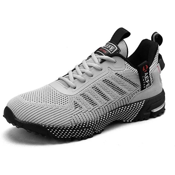 Lekkie MęSkie Buty Codzienne OddychająCe Obuwie MęSkie Sznurowane Buty Do Chodzenia Rozmiar 40-47 Buty Sportowe I Fitness Modne Trampki 43-image