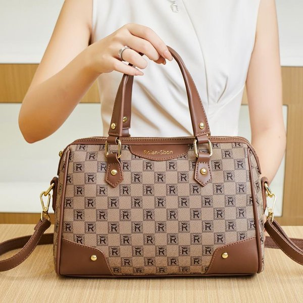 Torby Damskie Lekki Luksus Prosta I Modna Wszechstronna Torba Na Ramię O DużEj PojemnośCi Drukowana Torba Crossbody Torebka Torba Damska-image