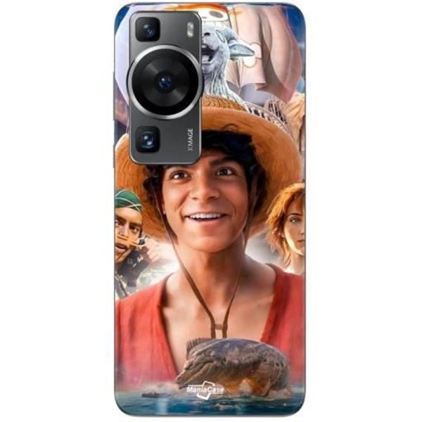 Coque - Maniacase - Huawei P60 - Noir - Luffy One Piece - Souple-image
