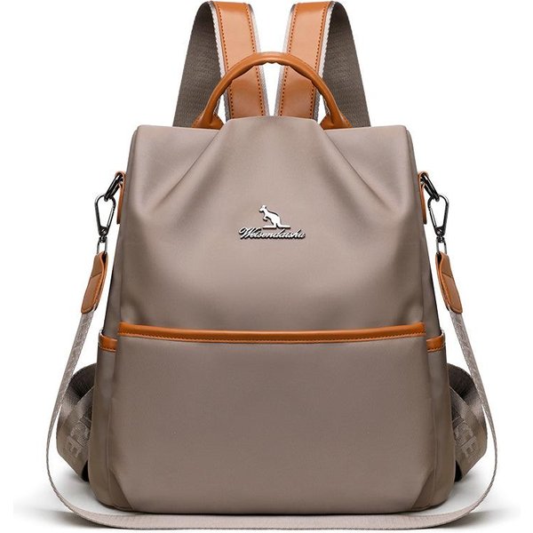 Mochila Ligera Antirrobo Para Mujer, Estilo Coreano, De Gran Capacidad, De Tela Oxford, Informal, Para Estudiantes, De Viaje-image