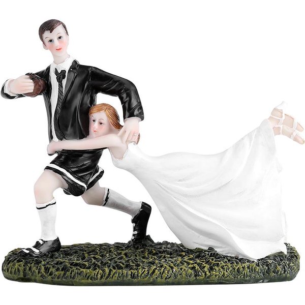 Romantyczna Figurka TańCząCej Pary MłOdej Dekoracja Na Tort Weselny-image