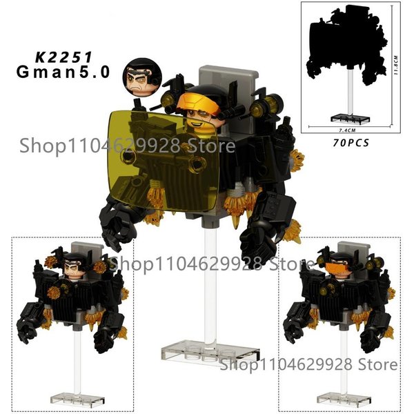Nowe Figurki Kdl Swat Skibidi Toilet Man Anime Klocki Zabawki Tvman Titan Kamerzysta Speakerman Model Z KlockóW Zabawka Dla Dziecka Prezent Urodzinowy-image
