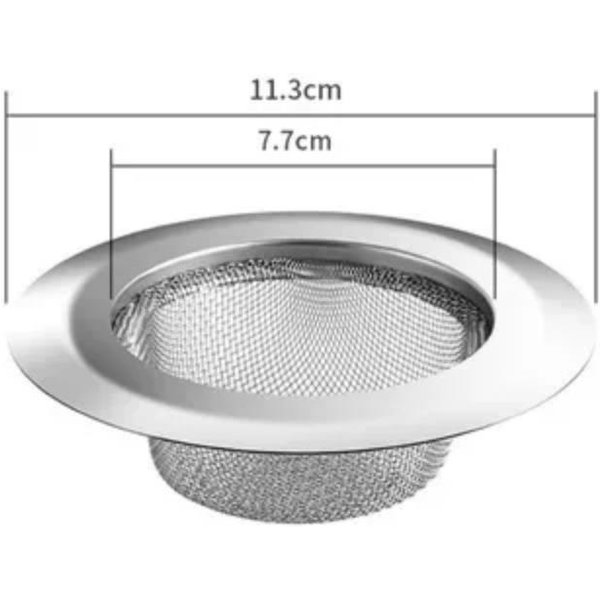 TapóN Colector De Pelo De Acero Inoxidable Para BañEra, DesagüE De Ducha, Filtro, Trampa, Colador De Fregadero De Metal Para Cocina, DesagüE De Suelo-image