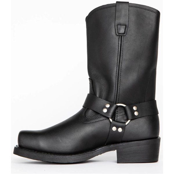 Retro Kowbojskie Buty MęSkie Do PołOwy ŁYdki Westernowe Buty MęSkie SkóRzane Buty MęSkie Wsuwane Buty Zimowe Rycerskie Buty Botki Plus Size 39-48 39 Gray-image