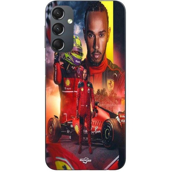 Funda Para Samsung Galaxy A24 Lewis Hamilton Scuderia Ferrari F1 Oficial Maniacase-image