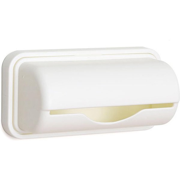 Organizador De Bolsas De Basura De PláStico Sin Perforaciones, Soporte Para Dispensador De Bolsas De Basura De Pared Para El Hogar Y La Cocina.-image