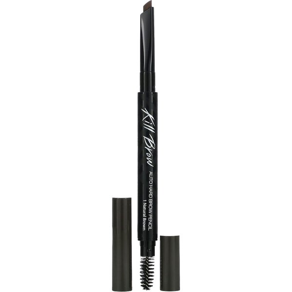 Clio, Kill Brow, Auto Hard Brow Pencil, 01 Natural Brown, 0.31G (0.01Oz) Black-image