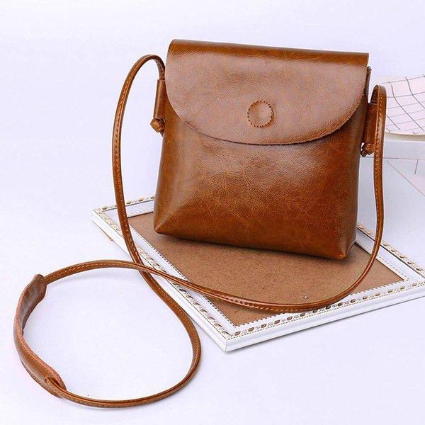 Bolso Bandolera zency 100% De Piel AutéNtica Para Mujer, Bolso De Hombro Tipo Bandolera CláSico MarróN Con Solapa Informal, Negro, Supercalidad MarróN-image