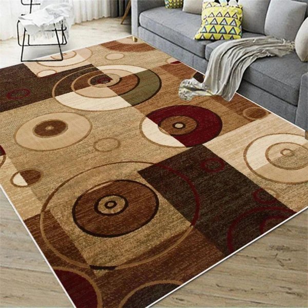Skandynawski Abstrakcyjny Dywan Salon Sypialnia Kuchnia Jadalnia Mata PodłOgowa Dekoracja Domu Geometryczna Mata PodłOgowa Na Dużą Powierzchnię 60*90Cm-image