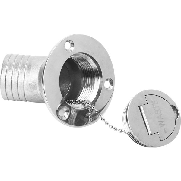 Tapa De Llenado Abatible De 38 Mm De Acero Inoxidable 316 De 45 Grados Para Cubierta De Barco Con Tapa Sin Llave Para Yates Marinos-image