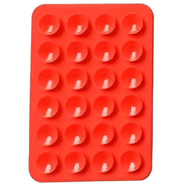 1 Unidad Ventosa De Silicona Soporte Para TeléFono MóVil Manos Libres Agarre Fuerte Para Selfies Y Videos Compatible Con Iphone Y Android Soporte Adhesivo De Silicona-image
