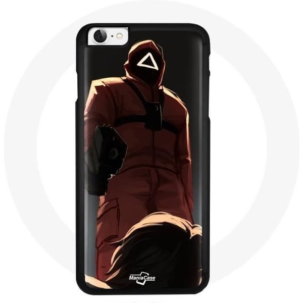 Funda Iphone 5 - Maniacase - Flexible - Negro - Squid Game - Mixto-image