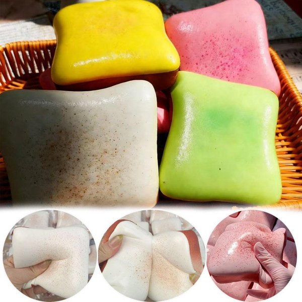 MięKka Zabawka Do ŚCiskania SymulująCa Chleb Tostowy Powoli PodnosząCa Zabawki Do Redukcji Stresu Sensoryczna Zabawka Fidget Na LęK Adhd Zabawka Fidget-image