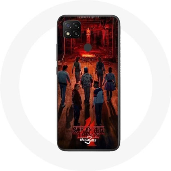Funda Para Xiaomi Redmi 9C Stranger Things Poster Crews Fan Art Temporada 4-image