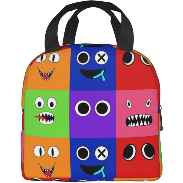 Bolsa De Almuerzo Aislada R-Rainbowed Friend, Bolsa De Comida, Enfriador TéRmico PortáTil, Loncheras Para Escuela, Oficina Option 1-image