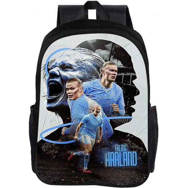 Plecak PiłKarska Gwiazda Dla Dziecka Lekki Plecak DziecięCy Najlepszy Prezent Szkolny DużA Pojemność Plecak Haalanda Rucksack-image