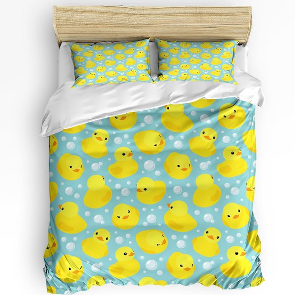 Animal Koala Oso ÁRbol Estampado Confort Funda NóRdica Funda De Almohada Textil Para El Hogar Cubre EdredóN NiñO NiñO Adolescente NiñA Juego De Cama 3 Piezas EU Single(135X200Cm)-image