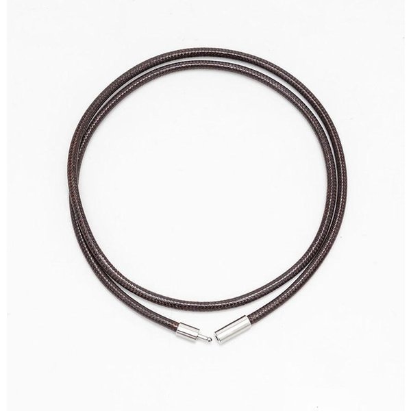 1,53 Mm 455060 Cm Czarny SkóRzany Sznurek ŁAńCuszek Naszyjnik Dla Kobiet MężCzyzn BiżUteria Z ZapięCiem Woskowany Sznurek ŁAńCuszek Linka Sznurek Do DIY Zawieszki 1.5Mm&50Cm Gray-image