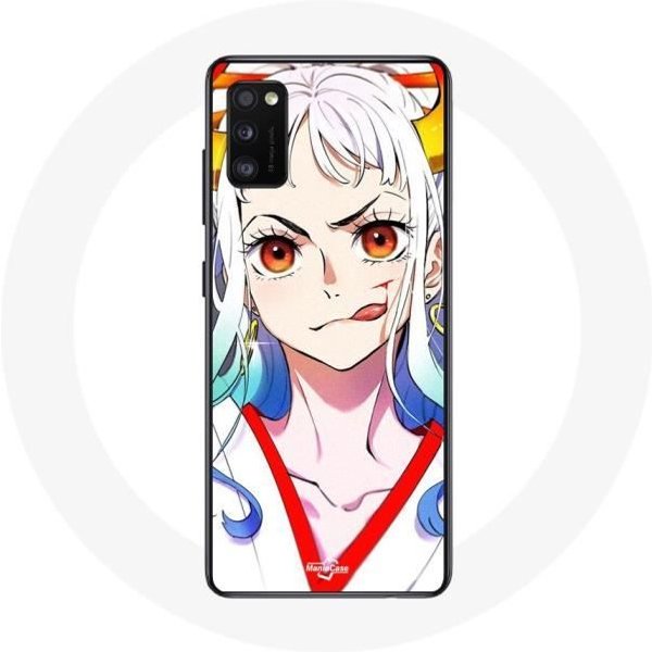 Funda - Maniacase - Samsung Galaxy S20 Plus - Yamato One Piece Manga - Flexible - Negra Negro-image