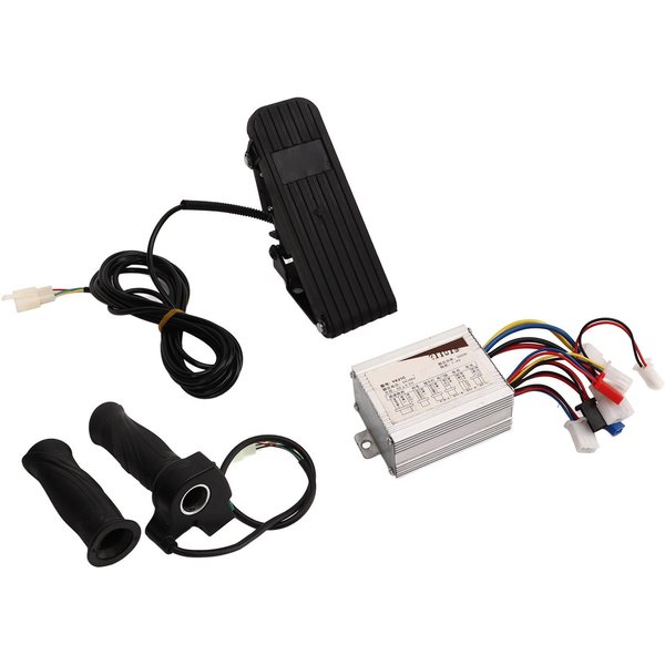 Bicicleta EléCtrica 48V 500W Controlador Cepillado Kit De ConversióN Para Bicicleta EléCtrica Con Acelerador De 4 Velocidades Acelerador Pedal-image
