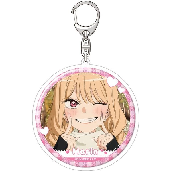 My Dress-Up Darling Marin Kitagawa Oficjalny HD Akrylowy Breloczek Wisiorek Do Torebki Zawieszka Do Torebki GadżEty Anime Zabawka Anime Zawieszka Dla FanóW Prezenty 6 Cm Beige-image