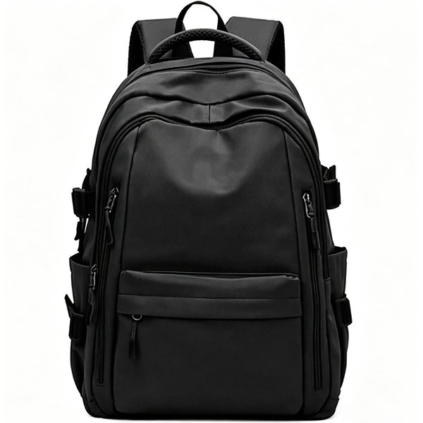 Mochila Escolar Impermeable De Gran Capacidad, Mochila Diaria Kawaii Para PortáTil Para Adolescentes, Universidad, Viajes Negro-image