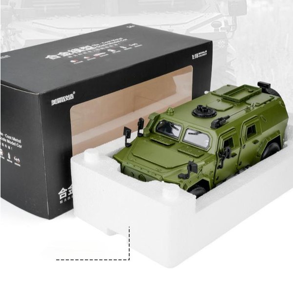 Symulacja 1:18 Dongfeng Mengshi Wojskowy Pojazd Terenowy Metalowy Model Samochodu Zabawka Dla Dzieci Prezent-image