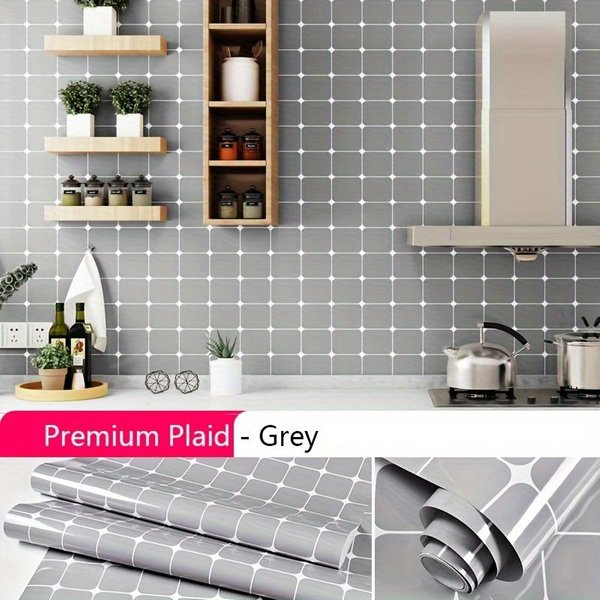 1 Pieza Transforme Su PatróN De MáRmol Pegatinas De Pared Impermeables: Resistentes Al Aceite, Autoadhesivas Y Perfectas Para La RenovacióN De Cocinas, BañOs Y Muebles. 40*400Cm/15.75*157.5In-image