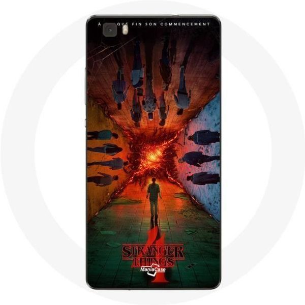 Funda Para Huawei P8 Lite Stranger Things Temporada 4 PóSter Tripulaciones De La Nueva TeoríA-image