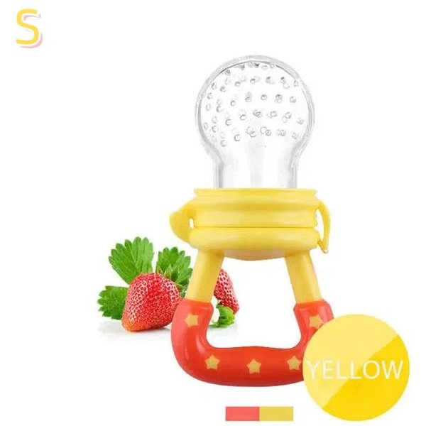 Alimentador De Comida Para BebéS Alimentador De Frutas Chupete Juguete Para La DenticióN Del Bebé Mordedor Para Frutas Frescas Y Congeladas - Tetina De Silicona Incluye Todos Los TamañOs Blue-image