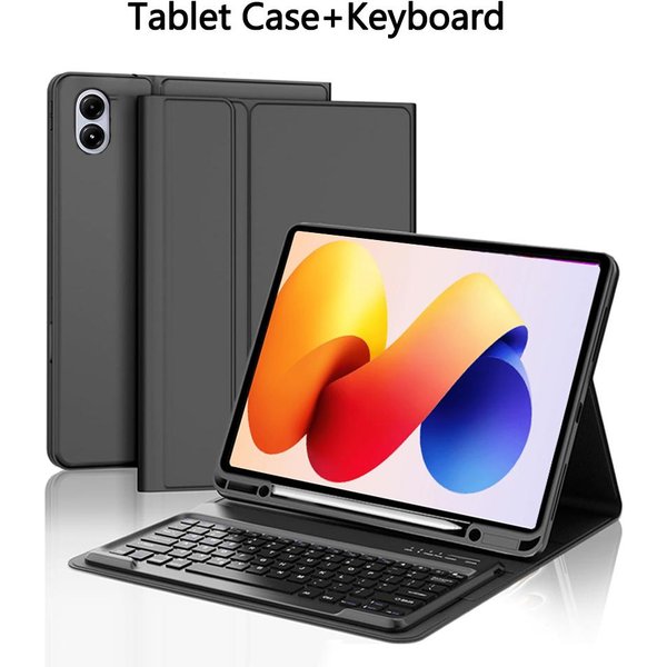 Etui Z Klawiaturą Do Redmi Pad 2 Pro 12,1 Cala, Etui Do Tabletu Redmi Pad 2 Pro 12,1 Cala Z OdłąCzaną Klawiaturą Bluetooth 12.1 Inch&Korean-image