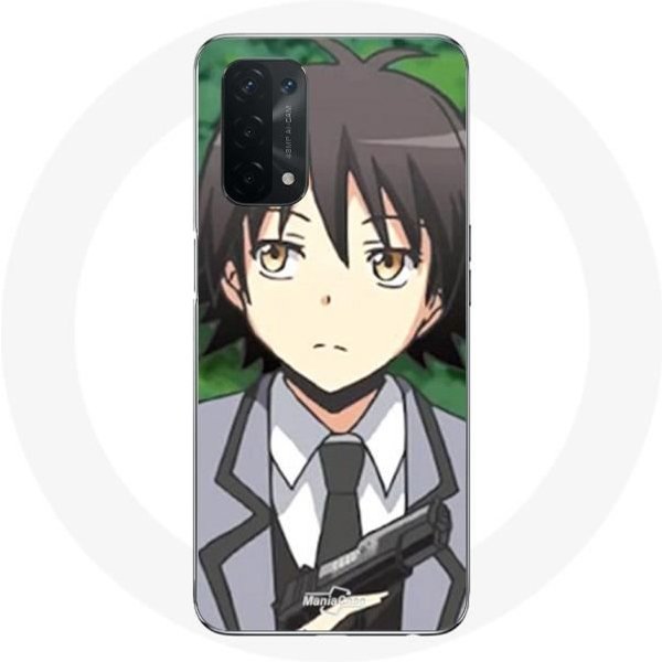 Funda - Maniacase - Oppo A74 5G - Silicona - PóSter Anime - Flexible Negro-image