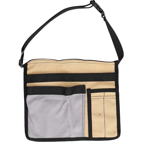 Bolsa De Cintura Para Herramientas Ligera Multibolsillo Tela Oxford RiñOnera Para Herramientas Para JardíN Escalada Black-image