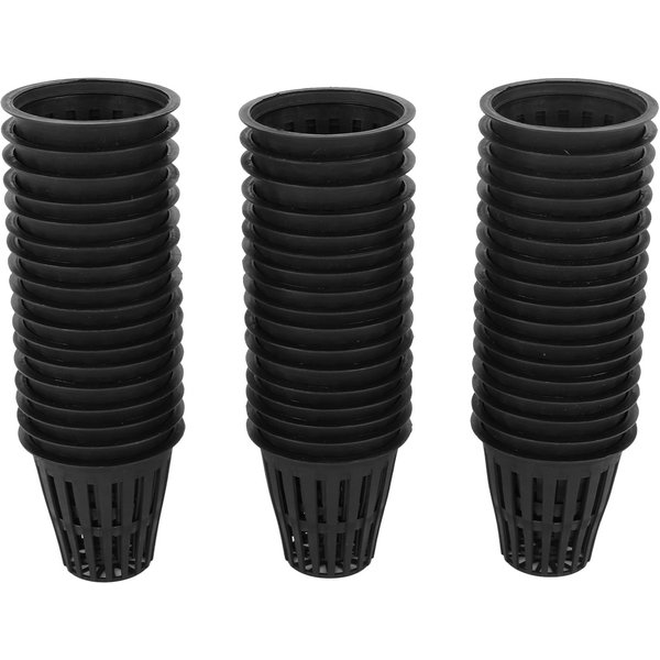 50 Szt. Kubki Hydroponiczne Lekkie Ekonomiczne Doniczki Siatkowe 2-Calowe Plastikowe Kubki Siatkowe Doniczki Pojemniki Na RośLiny-image