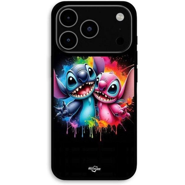 Etui Dla Iphone 17 Pro Max ŚCieg AniołEk Malowane Kolorowe Maniacase Czarny-image