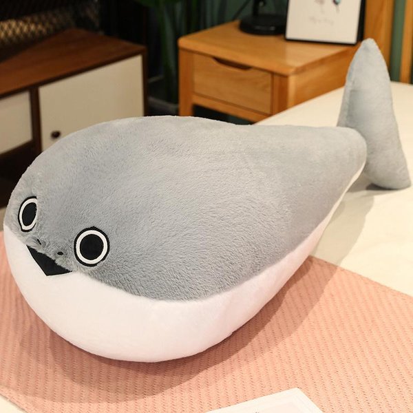 Kawaii ŻółW Sakaban Sacabambaspis Janvieri Pluszowa Zabawka Wypchana Szara Lepisosteus Oculatus Zwierzę Wodne Pluszak Peluche Prezent 100Cm-image