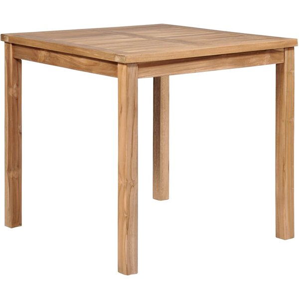 Mesa De JardíN 80X80X77 Cm Madera Maciza De Teca-image