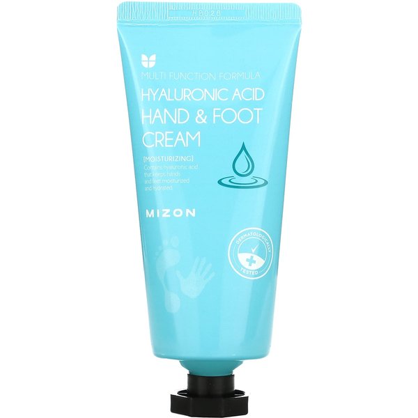 Mizon, Hyaluronic Acid Hand And Foot Cream, 3.38 Fl Oz (100 Ml) Blue-image
