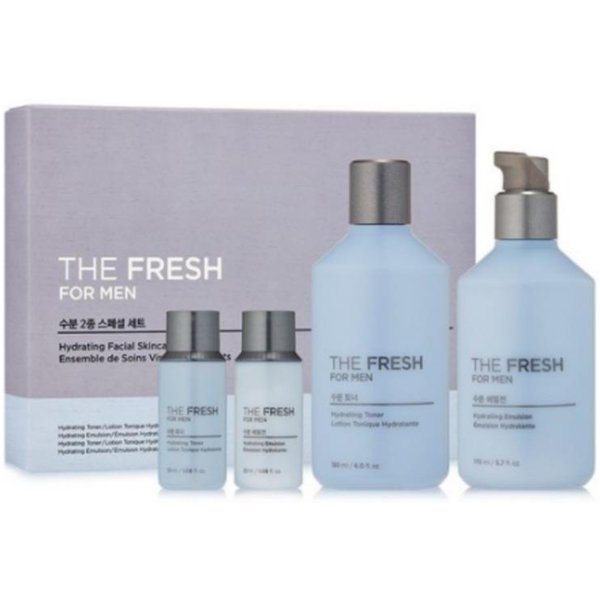 The Face Shop The Fresh For Men Set Especial Hidratante De 2 Piezas Gray-image