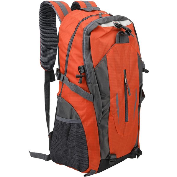 Wodoodporny Plecak 40L Torba Na Ramię Na Sporty Outdoorowe Wspinaczkę Kemping WęDróWki PomarańCzowy Black-image