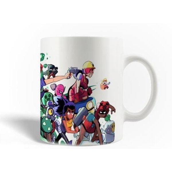 Taza De CeráMica - Brawl Stars - 30Cl - Blanco - Apto Para Lavavajillas - Redondo-image