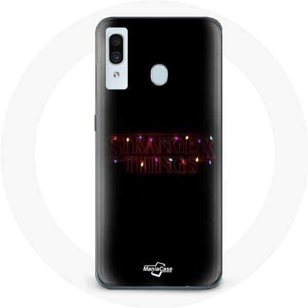 Funda - Stranger Things - Samsung Galaxy A20E - Flexible - Negra - Feliz Navidad-image