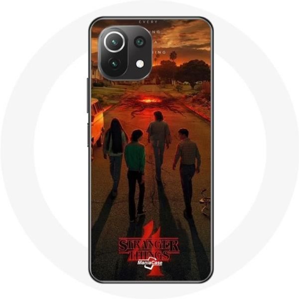 Funda Para Xiaomi Mi 11 Lite Stranger Things Temporada 4 PóSter Arte Tripulaciones De La Nueva TeoríA-image
